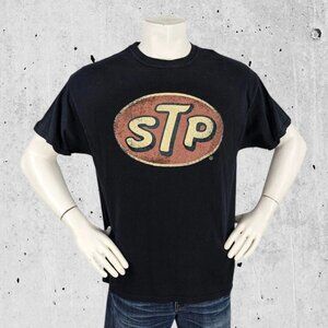 STP Motor Oil T Shirt Size XL Tee Car Racing Hot Rod